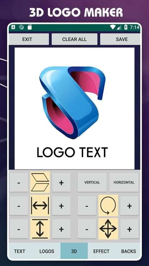 3D Logo Maker स्क्रीनशॉट 4