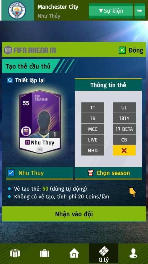 FIFA Arena Mobile screenshot 1