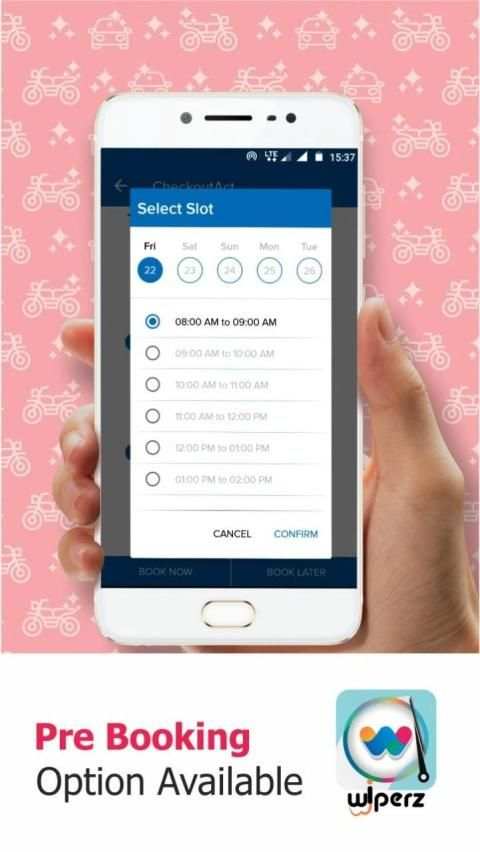 Wiperz - Car and Bike Caring App स्क्रीनशॉट 4