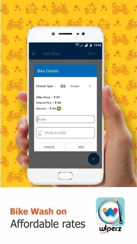 Wiperz - Car and Bike Caring App स्क्रीनशॉट 5