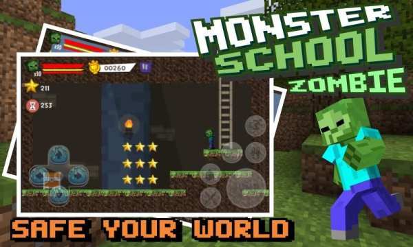 Monster Zombie School screenshot 1