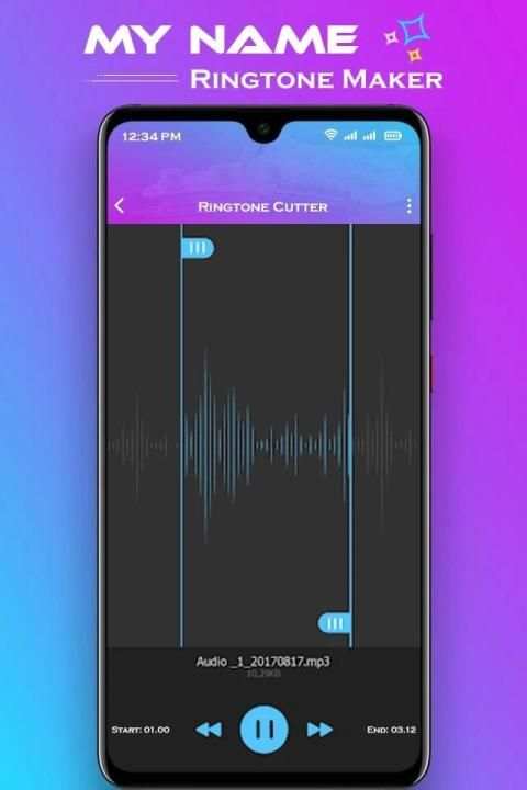 My Name Ringtone Maker : Name Song Editor screenshot 4