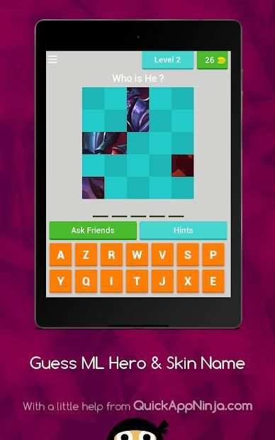 Guess ML Hero & Skin Name screenshot 2