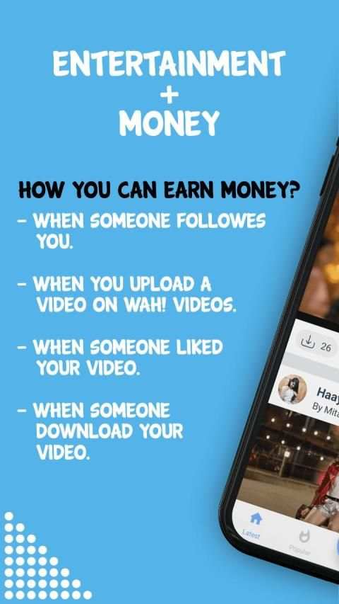 Wah! Videos - Unlimited Fun + Money स्क्रीनशॉट 1