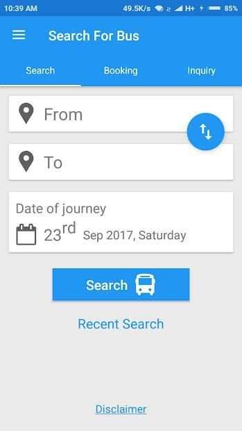 GSRTC BUS Search screenshot 6