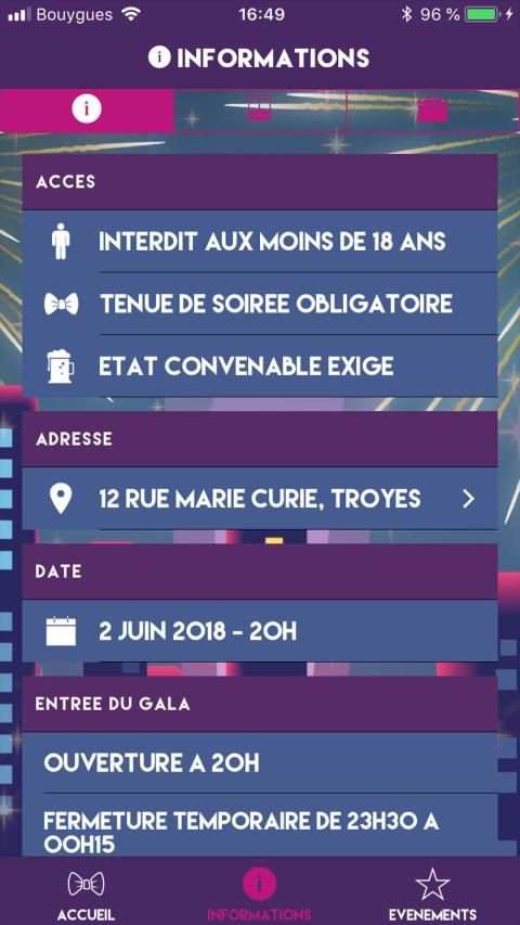 Gala UTT screenshot 2