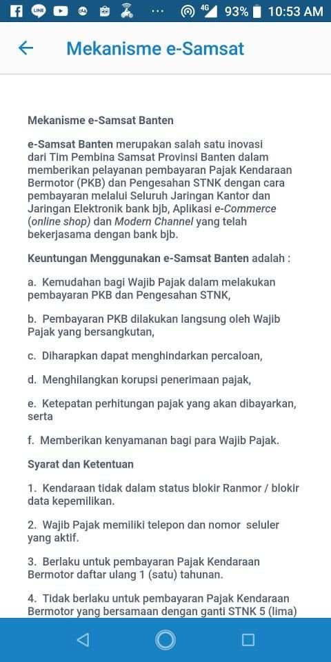 SAMBAT - SAMSAT BANTEN HEBAT screenshot 2