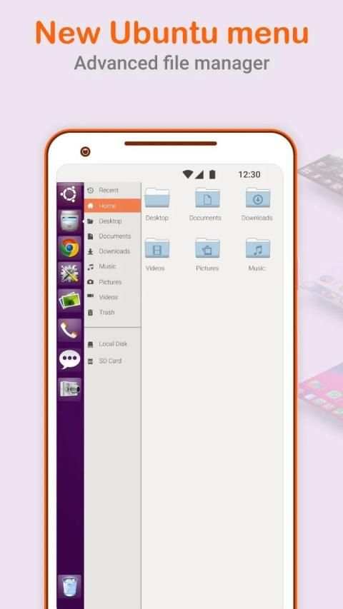 Ubuntu Style Launcher स्क्रीनशॉट 6