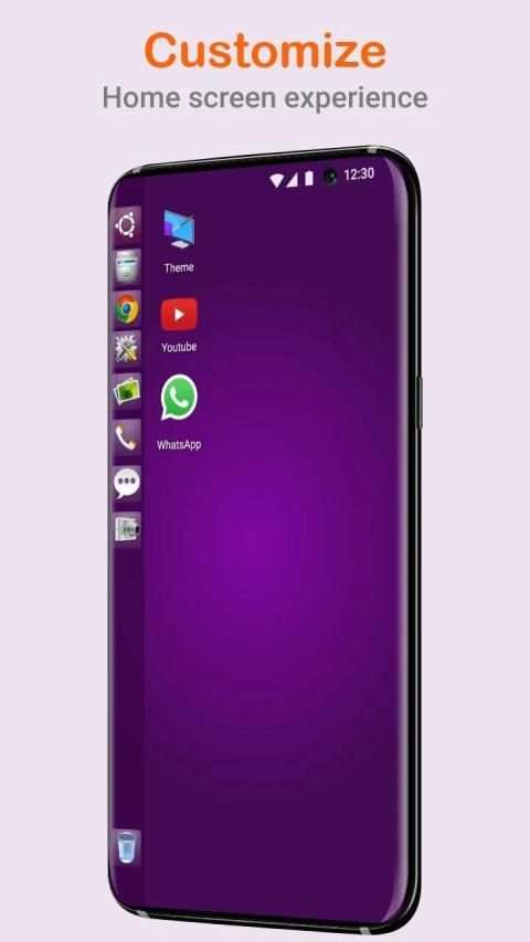 Ubuntu Style Launcher स्क्रीनशॉट 3