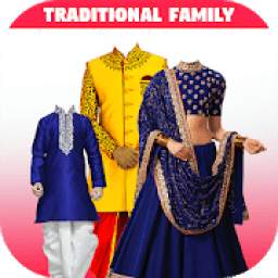 Traditional Family - Family Photo Editor Suits app