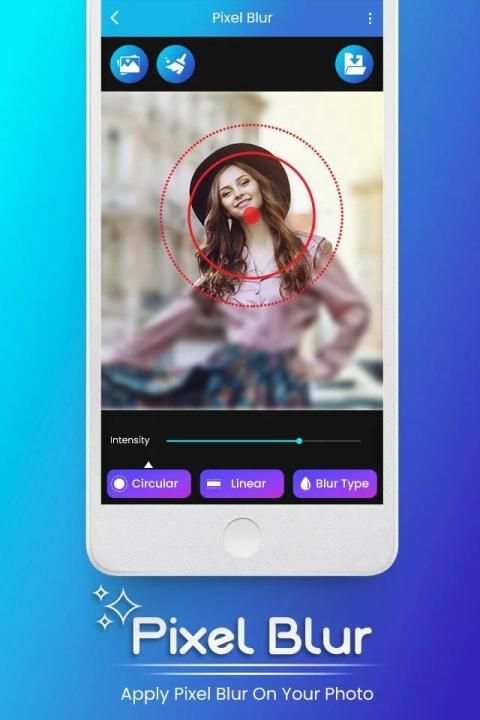 Pixel Blur Camera स्क्रीनशॉट 5