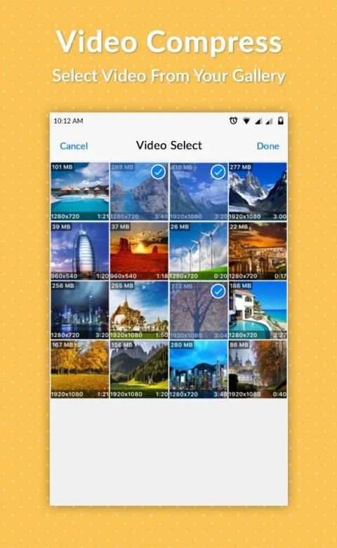 Fast Video Compressor and Size Reducer screenshot 2