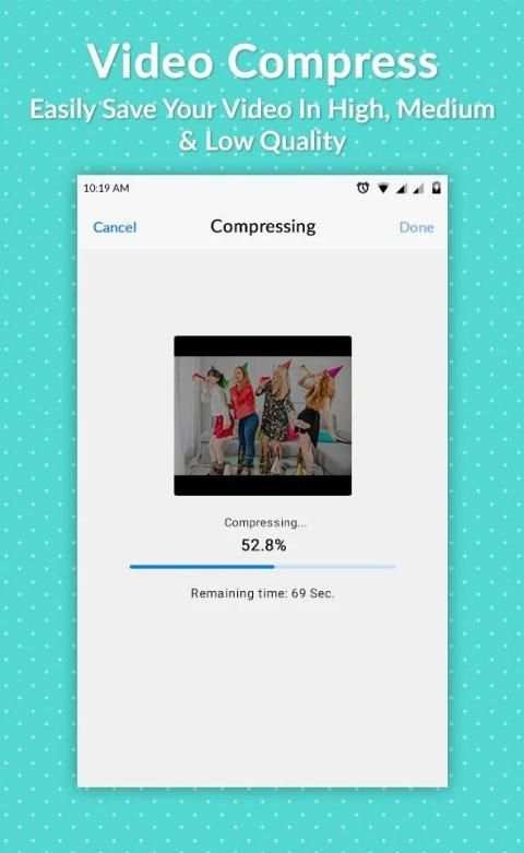 Fast Video Compressor and Size Reducer स्क्रीनशॉट 1