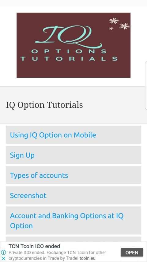Learn IQ Option Tutorials screenshot 2