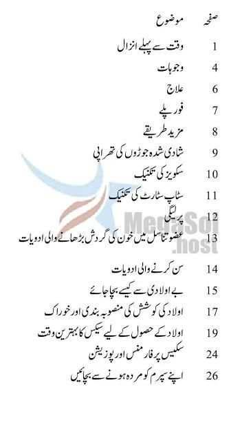 Premature Ejaculation & Childlessness Guide, Urdu screenshot 1