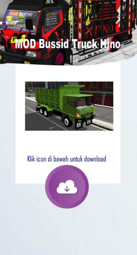 Bussid Mod Truck Hino screenshot 2