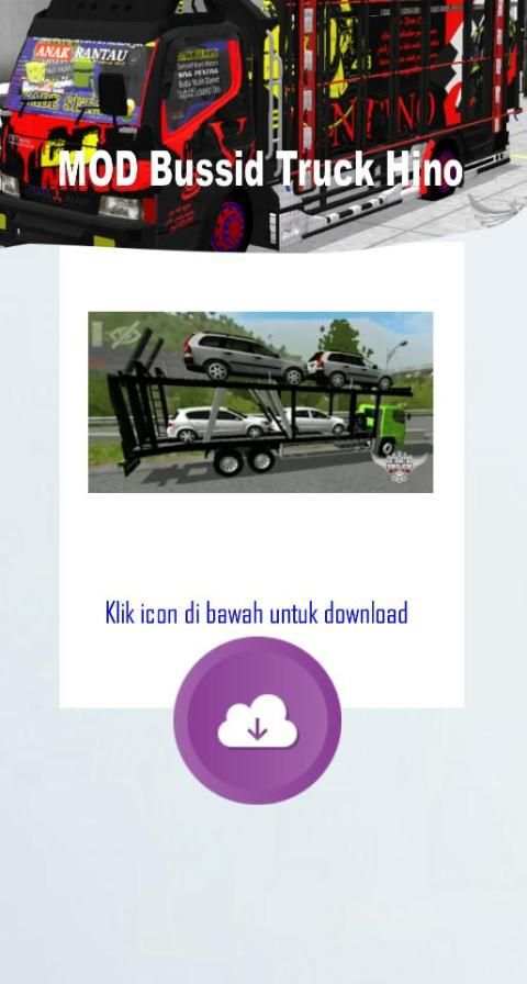 Bussid Mod Truck Hino screenshot 1