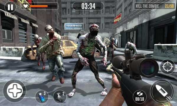 Zombie Escape Games - Zombie Killing Simulator screenshot 1
