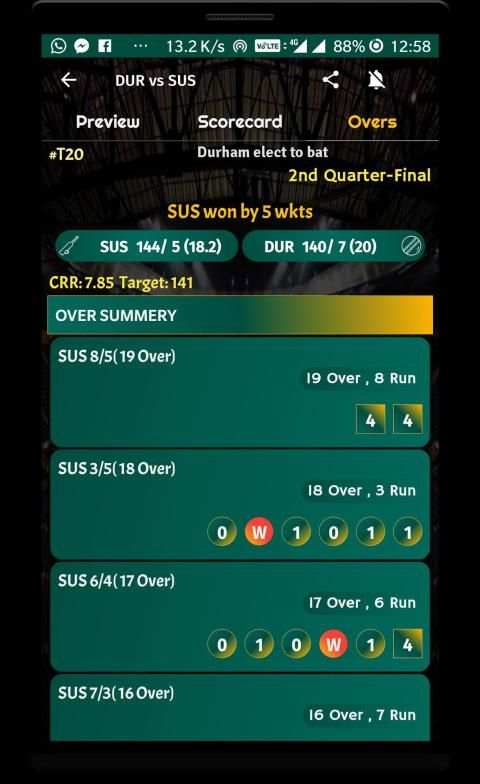 Live Cricket Score 2019 - schedule & Cricket NEWS स्क्रीनशॉट 9