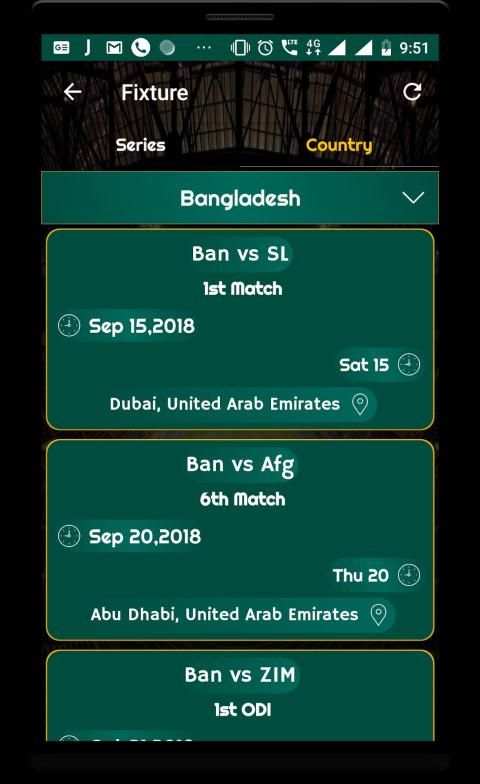 Live Cricket Score 2019 - schedule & Cricket NEWS स्क्रीनशॉट 6