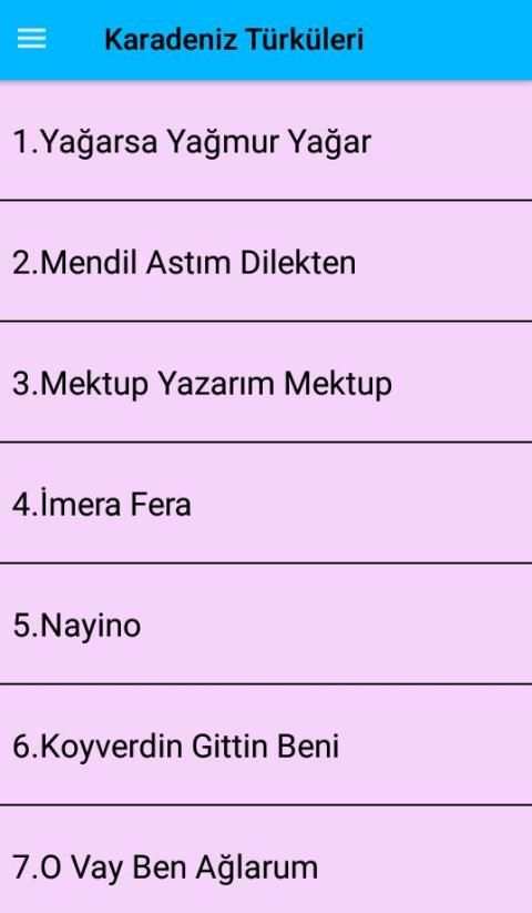 Karadeniz TÜRKÜLERİ (İnternetsiz) screenshot 4
