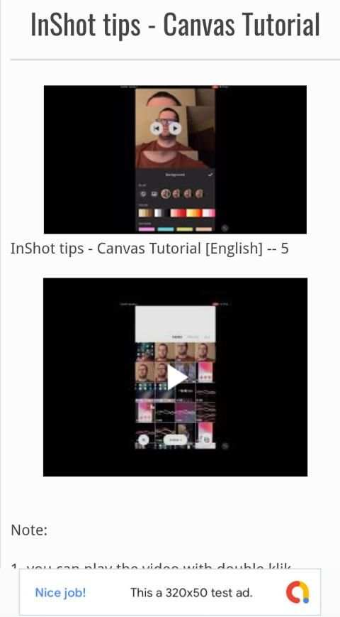 INSHOT - TIPS TUTORIAL VIDEO EDITOR screenshot 2