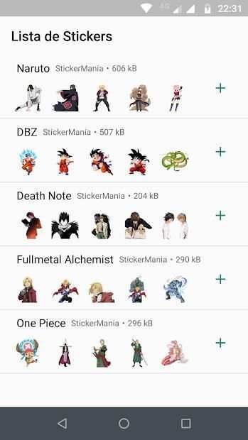 Anime Sticker para WhatsApp screenshot 7