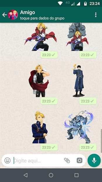 Anime Sticker para WhatsApp screenshot 1