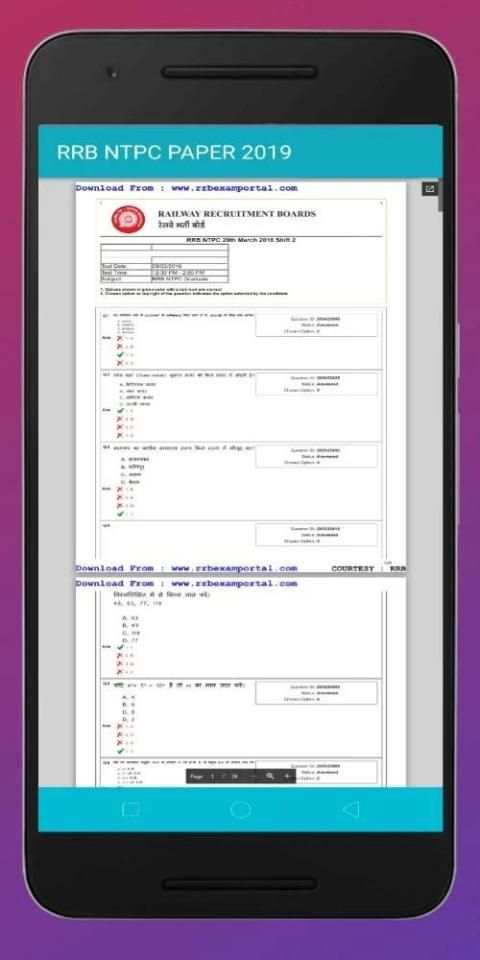 RRB NTPC Pratice set , RRB NTPC Solved Paper 2019 screenshot 3