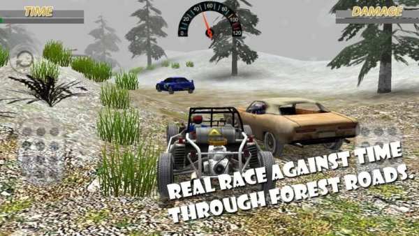 Car Crash Forest racing game स्क्रीनशॉट 2