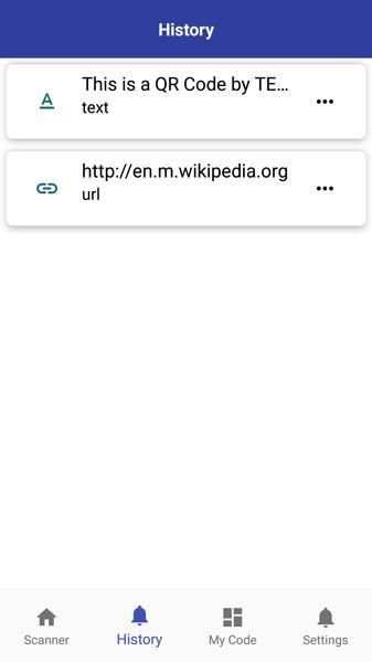 QR Barcode Scanner Android App screenshot 4