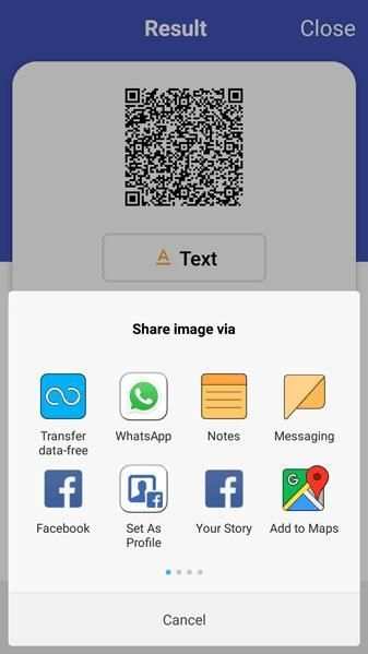 QR Barcode Scanner Android App स्क्रीनशॉट 1