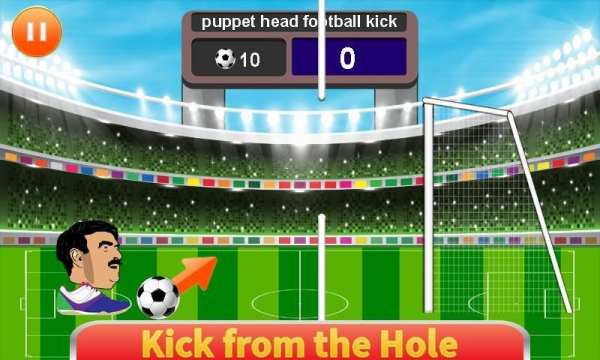 boneka kepala sepak bola - permainan sepak bola screenshot 2