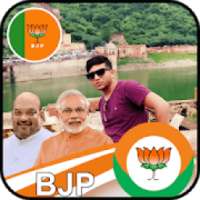 BJP Support DP/Profile Maker on 9Apps