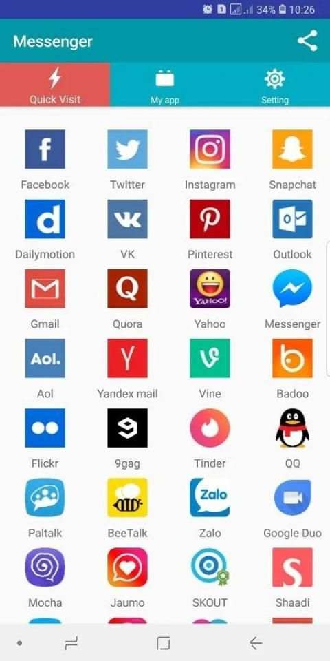 Message for all social network screenshot 4