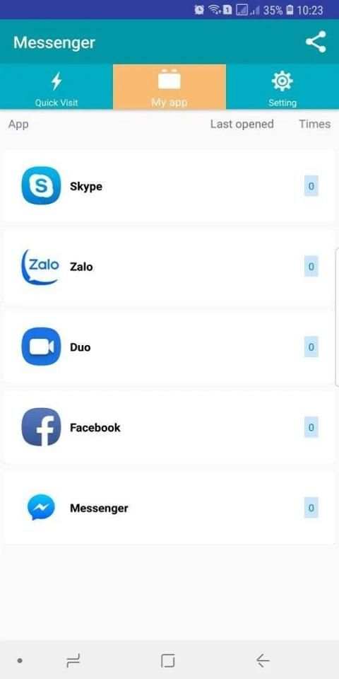 Message for all social network screenshot 1
