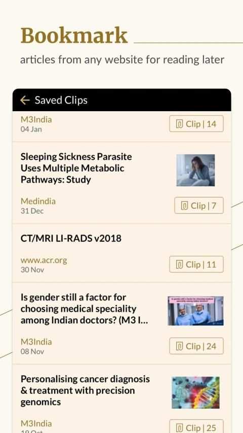 MDclip: Medical News & Opinions screenshot 3