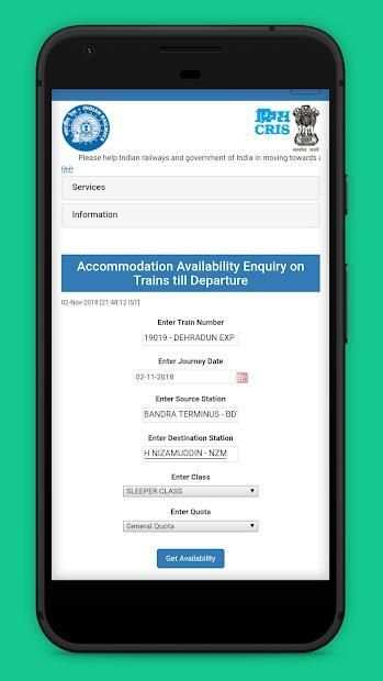 Indian Railway Enquiry screenshot 14