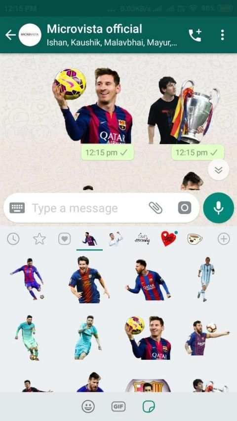 Messi Stickers For WhatsApp screenshot 3