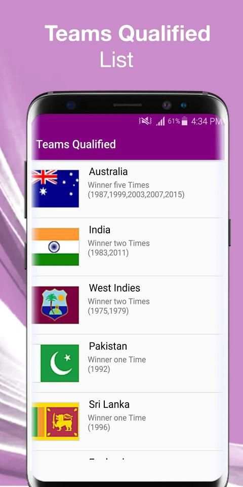 World Cup 2019 Cricket - Ranking, Schedule & News screenshot 1