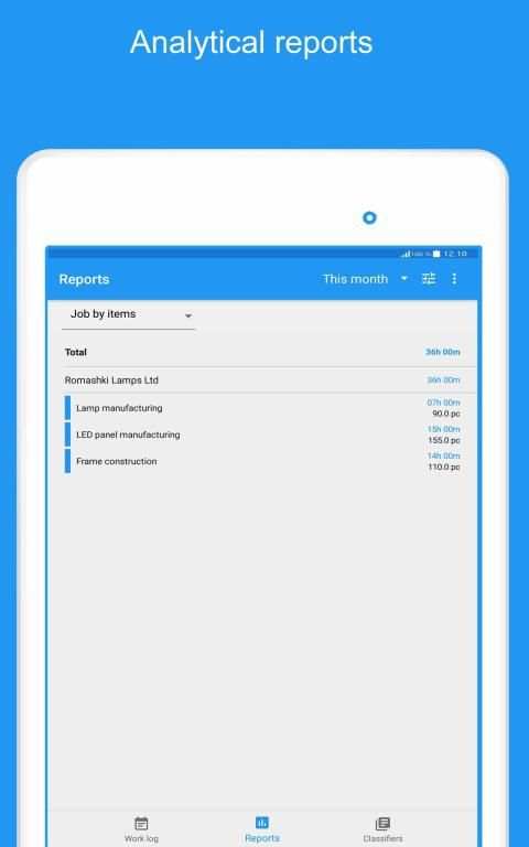 Express Worklog - timesheet, work time tracker screenshot 2