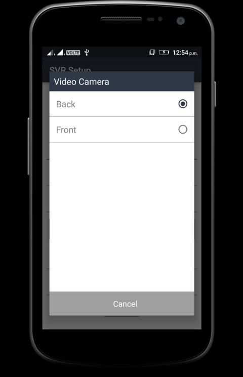 SVR, Background Video Recording screenshot 4