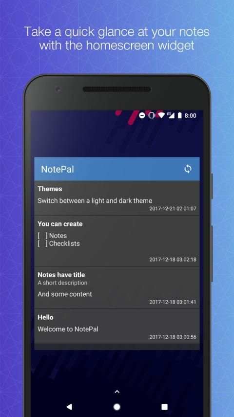 NotePal - Material Design Notepad स्क्रीनशॉट 3