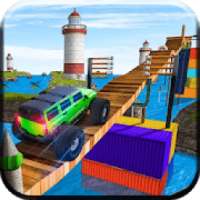 Impossible Hill Sky Track Real Jeep Stunt Race 3D