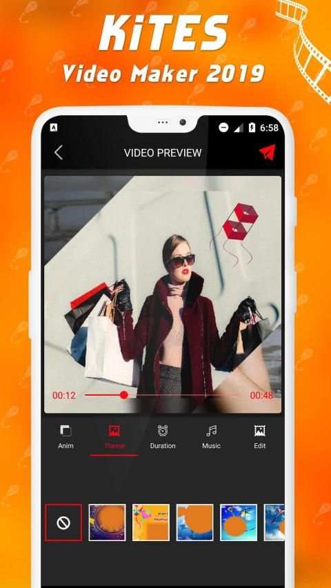 Kite Video Maker स्क्रीनशॉट 3