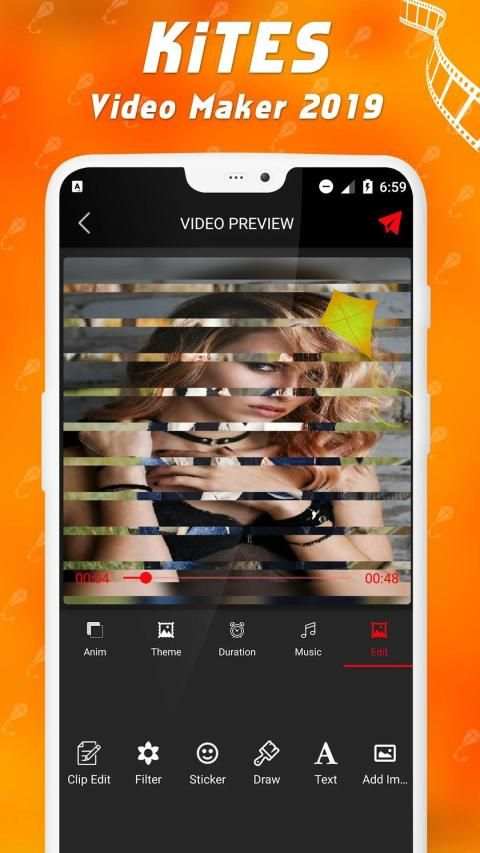 Kite Video Maker स्क्रीनशॉट 1