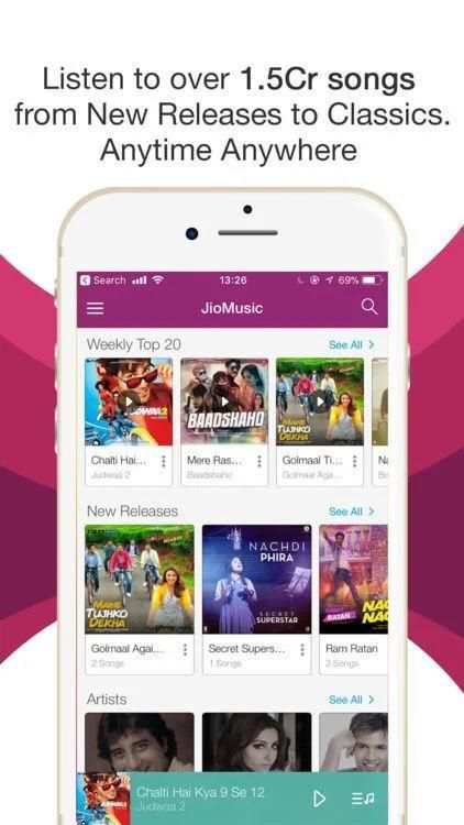 Jio Music : Music On Go स्क्रीनशॉट 3