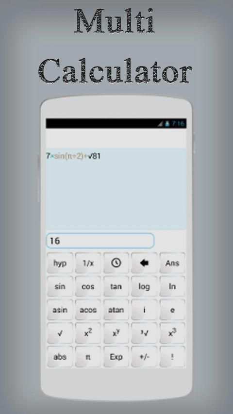 Multi Calculator screenshot 2