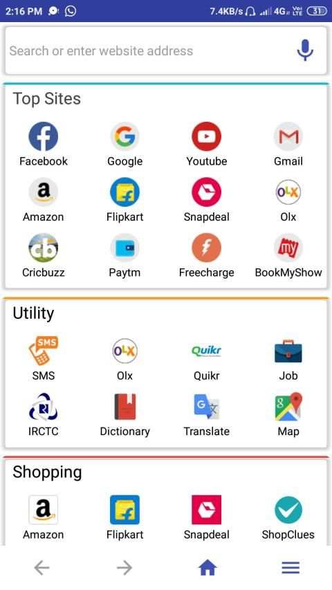 C Browser screenshot 5