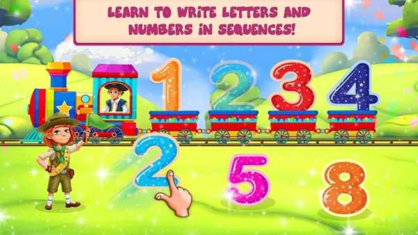 Abc 123 Tracing Learning game screenshot 3